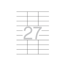 ETIQUETAS MULTI 3 10516 70X30 MM. 500 FU