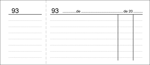 TALONARIO LOAN T-23 BLANCO CAJA 3 DE 4º NUMERADOS (02B)