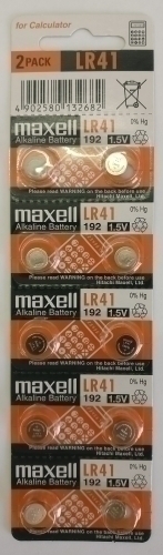 PILAS MAXELL LR0041 MICRO LR0041W 1,5V (M610) BLISTER DE 10