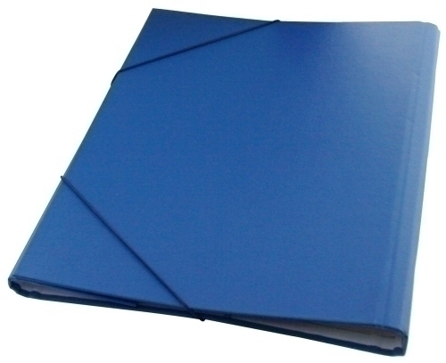 CARPETA CLASIFICADORA DOHE 10311 CARTON PLASTIF. Fº 12 DPTOS.GOMAS y SOLAPA AZUL