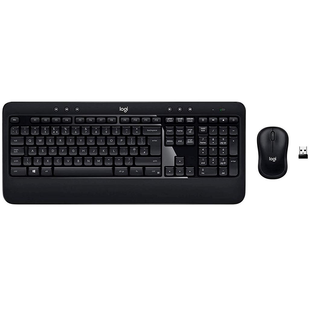 TECLADO MOUSE LOGIECH 920-008803 WIRELES INALÁMBRICO ADVANCED COMBO