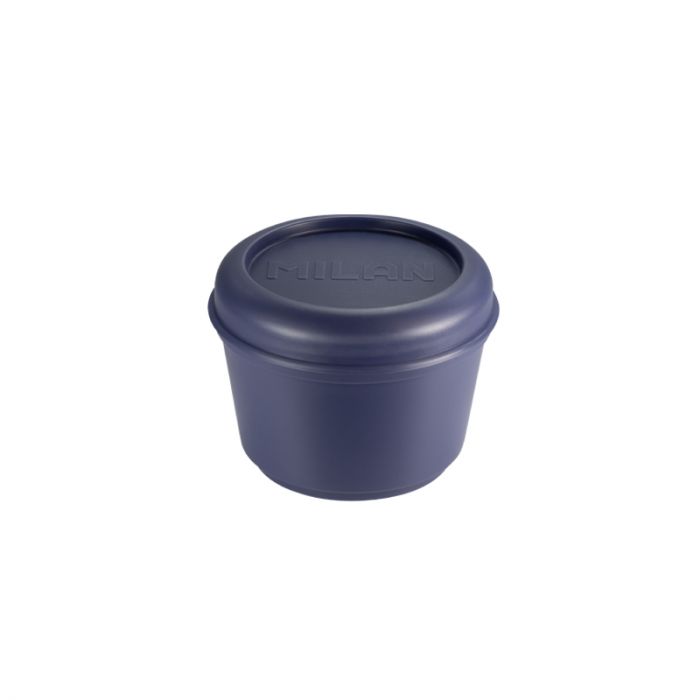 Recipiente para alimentos hermético redondo 0,25l, tapa azul  