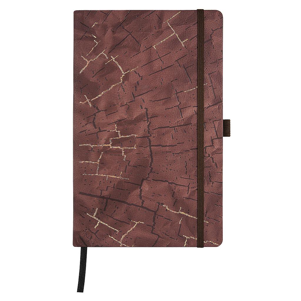 CUADERNO CASTELLI MILANO 0QC2QJ572 BOLSILLO 9x14 cm  WABI SABI BARK RAYADO