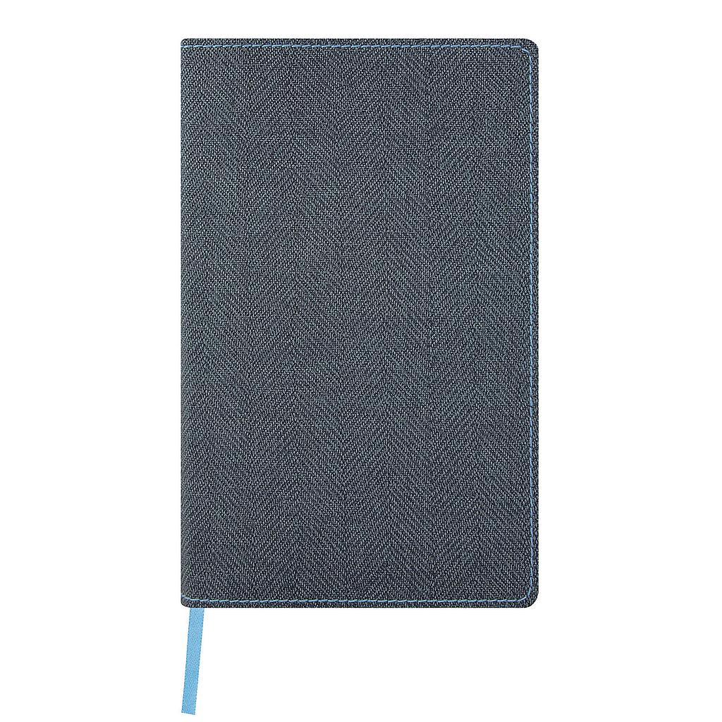 CUADERNO CASTELLI MILANO 0QC2D9389 BOLSILLO 9x14 cm  HARRIS SLATE BLUE RAYADO