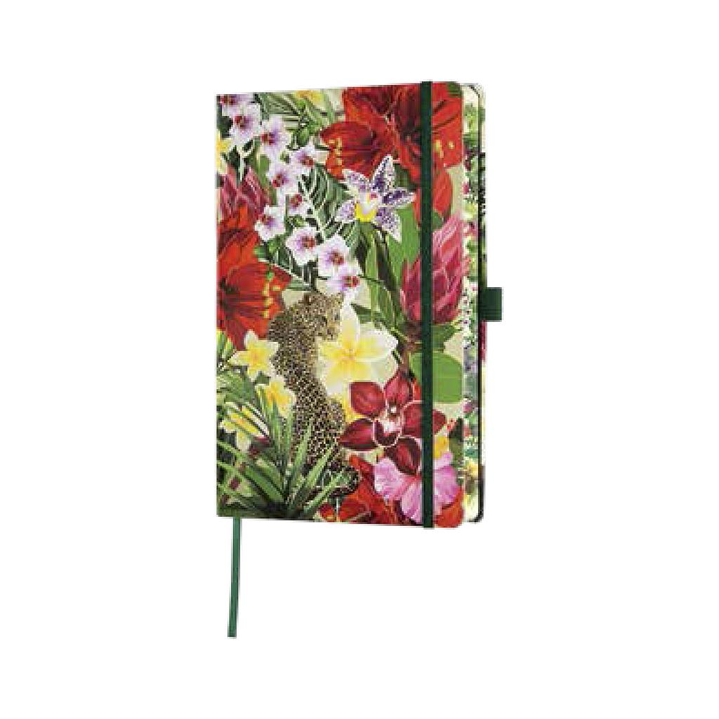 CUADERNO CASTELLI MILANO 0QC2BI006 BOLSILLO 9x14 cm  EDEN  LEOPARD RAYADO