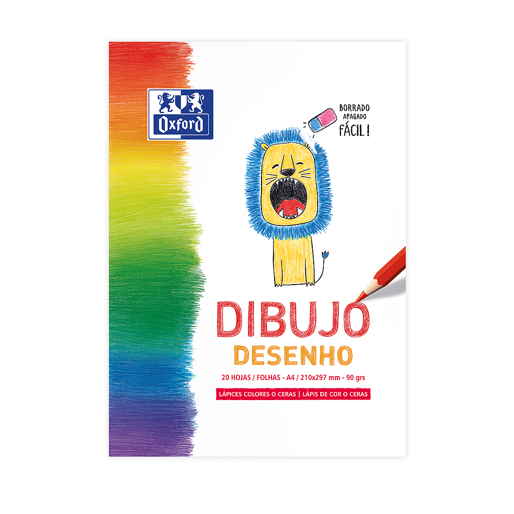 BLOC DE DIBUJO A4 20H 90GRS KIDS