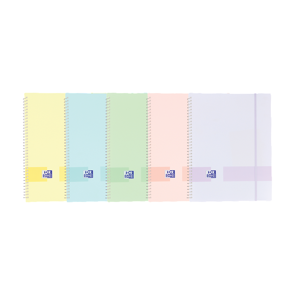 CARPETA DE FUNDAS ESPIRAL LIVE & GO TP A4 C/GOMA 40 FUNDAS 0 SRTD PASTEL