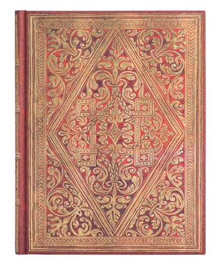 CUADERNO PAPERBLANKS PB7239-3 TAPA DURA ULTRA SENDA DORADA RAYADO 