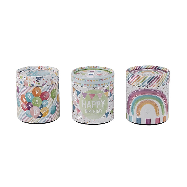 CAJA MúSICA ARTEBENE 210465 REDONDO 7,5X8.5 CM. VARIADOS