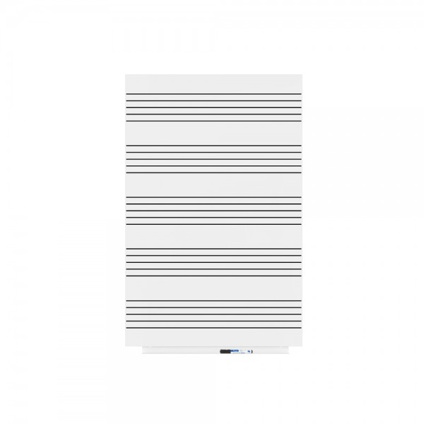 PIZARRA ROCADA 6420RM SKINMUSIC 75x115cm LACADA BLANCOPENTAGRAMA