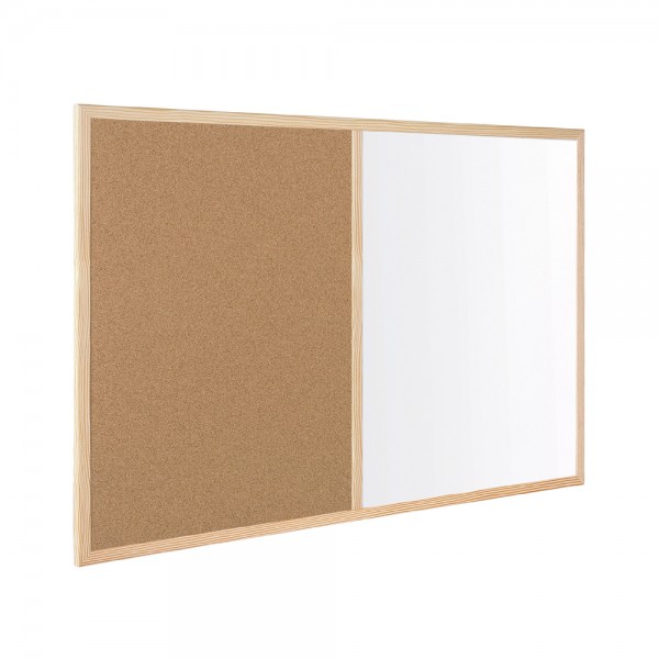 PIZARRA ROCADA 6121V19 COMBO: MITAD CORCHO NATURAL - MITAD MELAMINA 90x60 (pack 10uni)