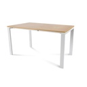 MESA ROCADA 2001MM08 TOTAL140X80 BLANCO/ ROBLE