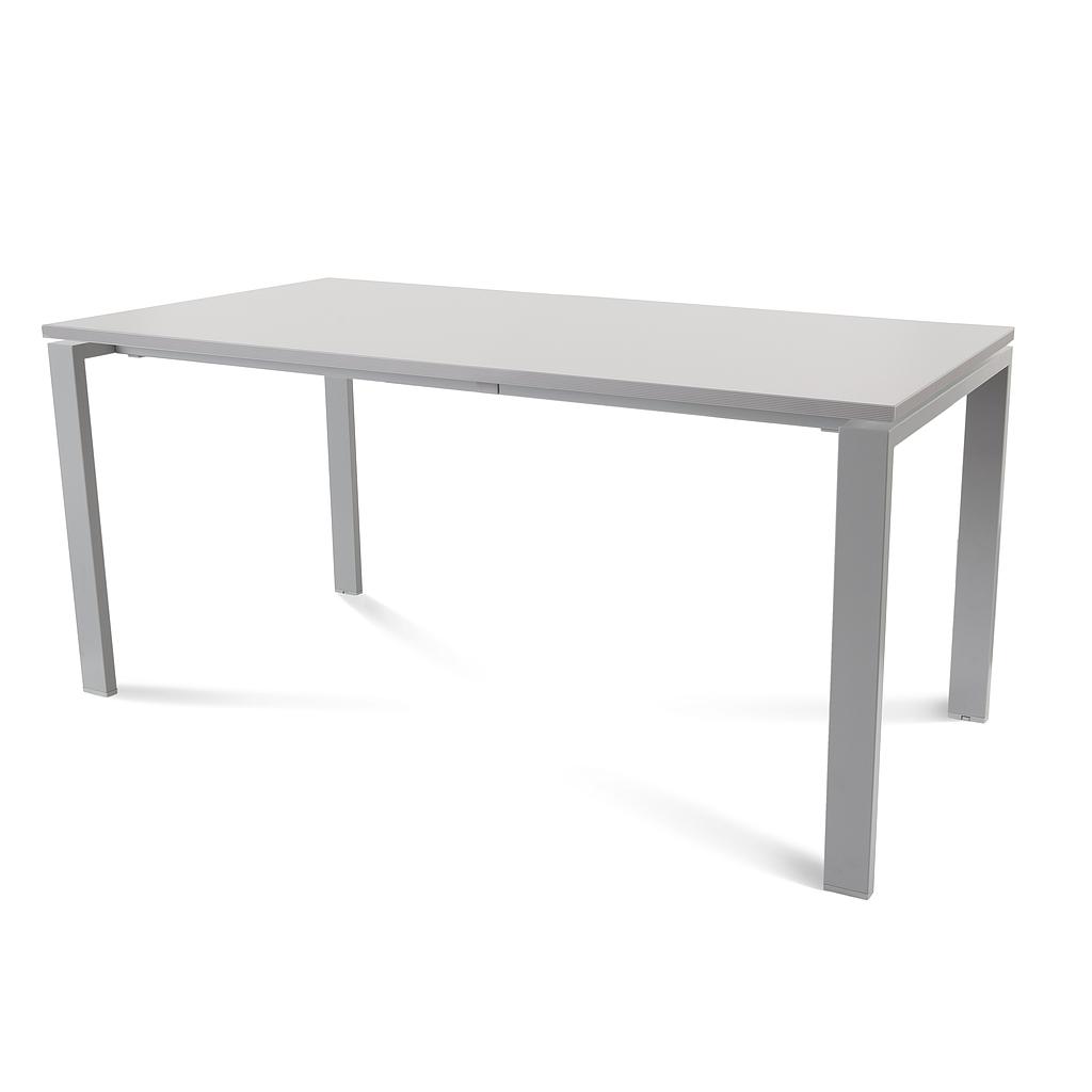 MESA ROCADA 2002MD02 TOTAL160X80 ALUMINIO/ GRIS