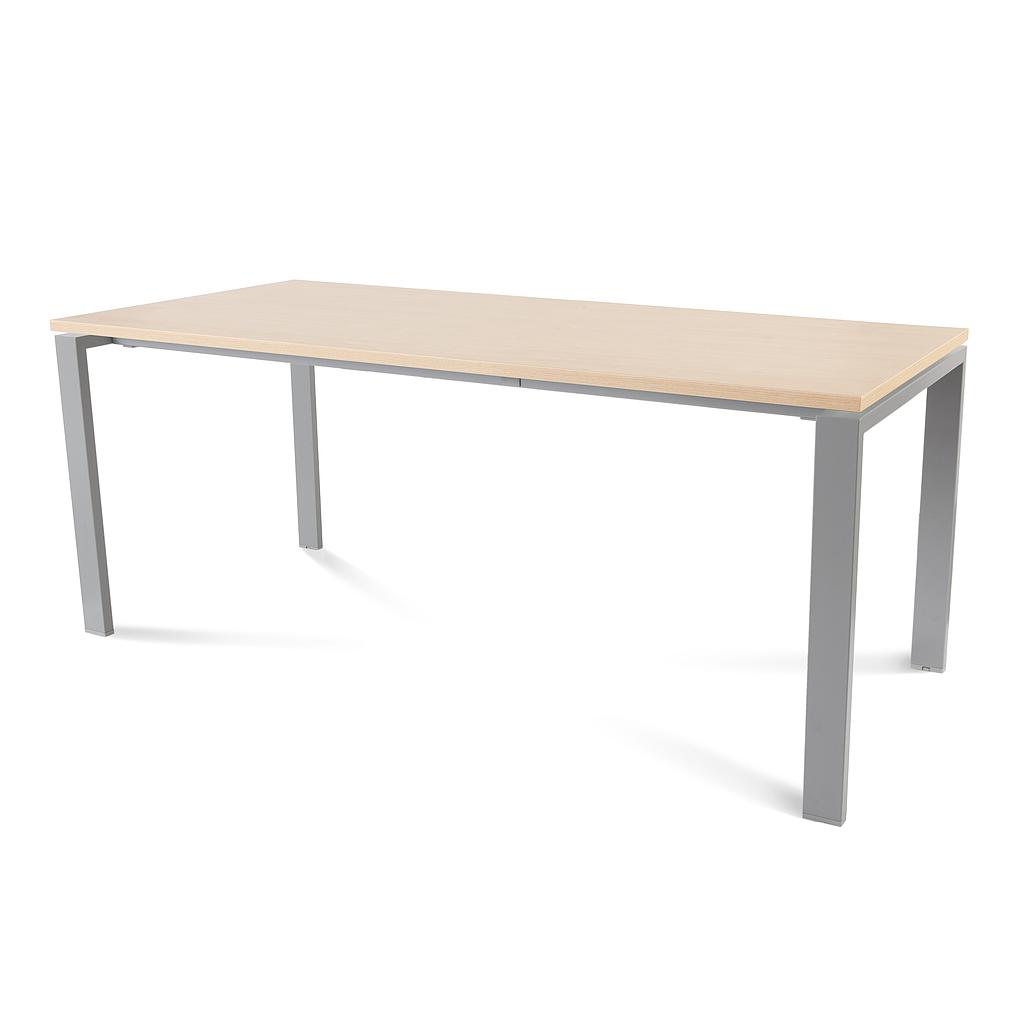 MESA ROCADA 2003MD01 TOTAL180X80 ALUMINIO/ HAYA