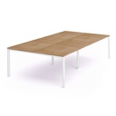 MESA ROCADA 2203MM08 TOTAL 320X163 BLANCO/ ROBLE