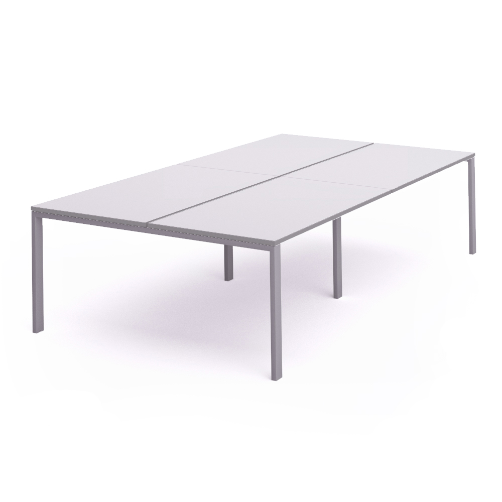 MESA ROCADA 2204MD02 TOTAL 360x163 ALUMINIO / GRIS