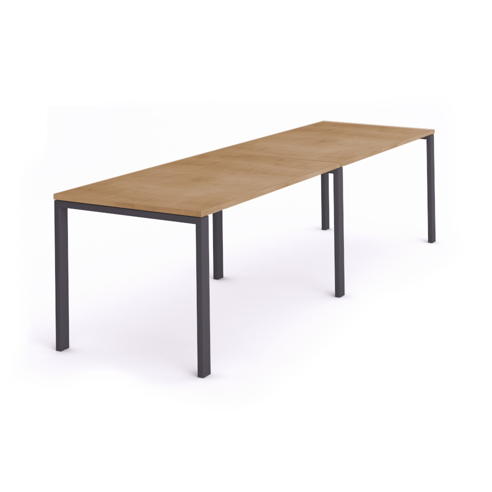 MESA ROCADA 2210MY08 TOTAL 360x80 ANTRACITA/ ROBLE