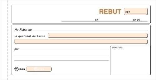 TALONARIO LOAN T-60/C RECIBOS DUPLICADO CATALAN