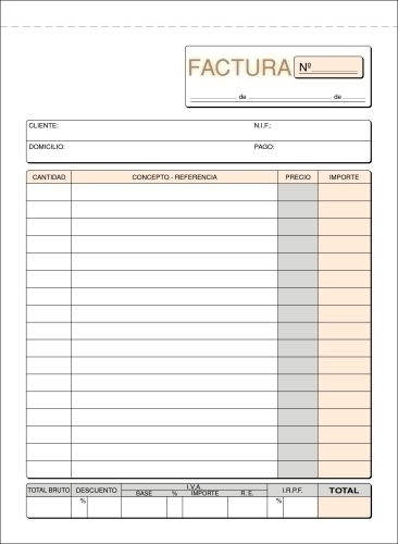 TALONARIO LOAN T-6 FACTURAS 4º NATURAL (61N)