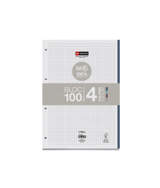 NB BLOC 100 CLA 4 COL. RECICLADO MR