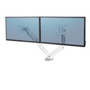 BRAZO FELLOWES 8056301 MONITOR DOBLE PLATINUM SERIE BLANCO