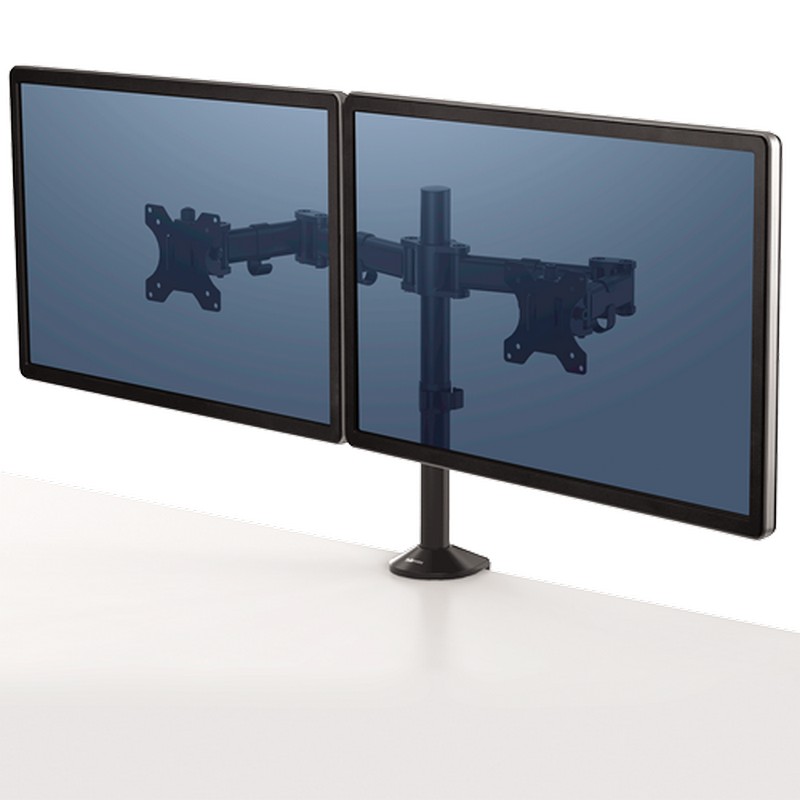 BRAZO FELLOWES 8502601 MONITOR DOBLE REFLEX SERIE TM NEGRO