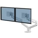 BRAZO MONITOR FELLOWES 8614701  DOBLE TALLO BLANCO