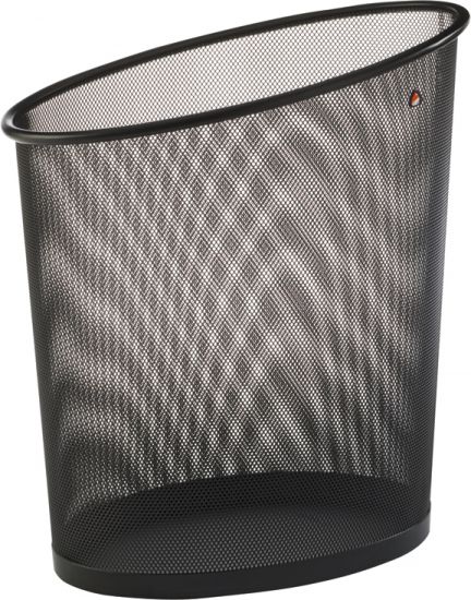 PAPELERA ALBA ALMESHCORB NE CAPACIDAD 18 L REJILLA MESH NEGRO