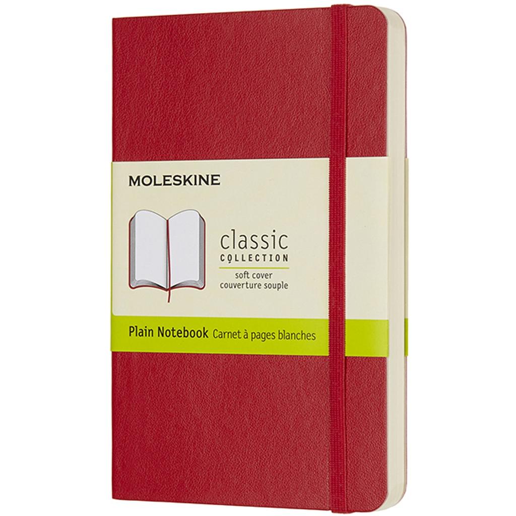 LIBRETA MOLESKINE 0012120 QP613F2 CLASICA TAPA BLANDA ROJO ESCARLATA P LISA