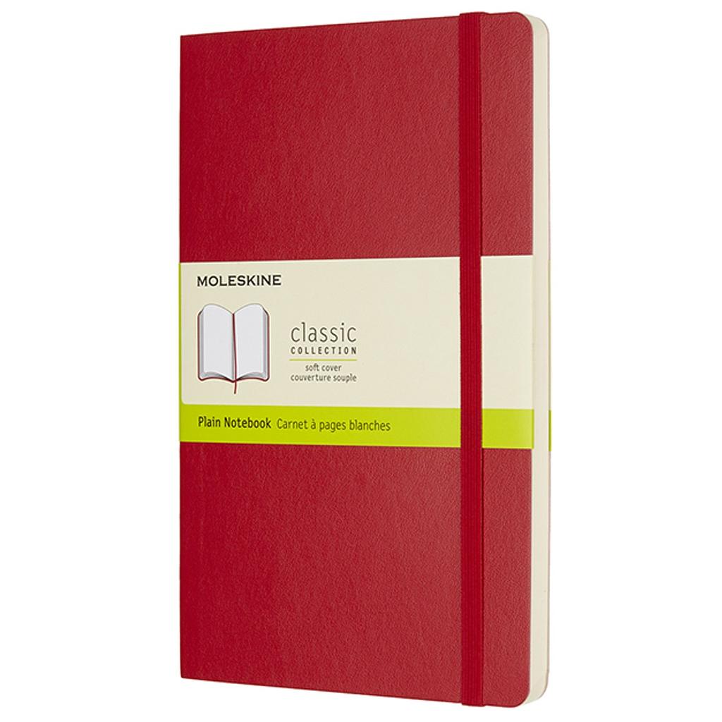 LIBRETA MOLESKINE 0012124 QP618F2 CLASICA TAPA BLANDA ROJO ESCARLATA P LISA