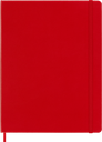 LIBRETA MOLESKINE 0012128 QP623F2 CLASICA TAPA BLANDA ROJO ESCARLATA XL LISA