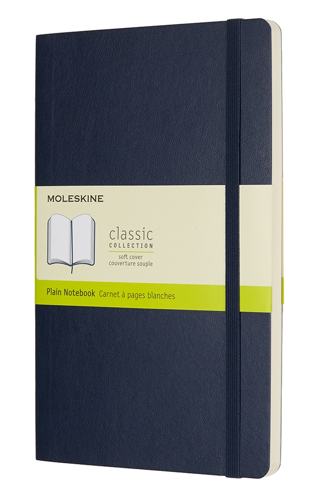 LIBRETA MOLESKINE 0012135 QP618B20 CLASICA TAPA BLANDA AZUL ZAFIRO L LISA