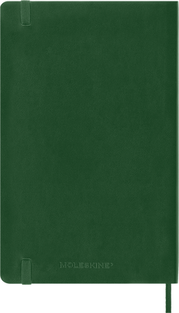 CUADERNO MOLESKINE 0012712 CLASICA TAPA BLANDA VERDE MUSGO LARGE 13X21 CM LISA