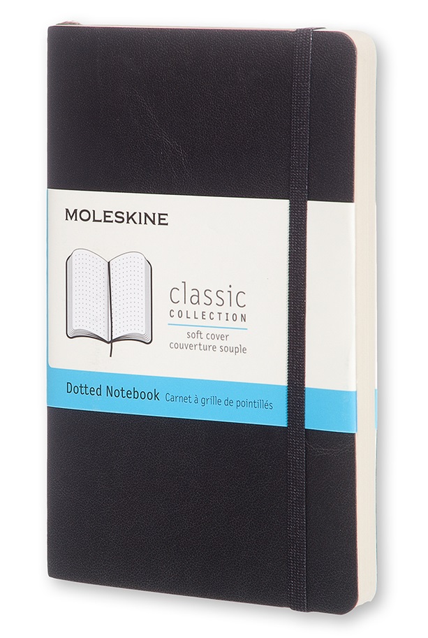 LIBRETA MOLESKINE 0011636 QP614 CLASICA TAPA BLANDA NEGRA P PUNTEADA