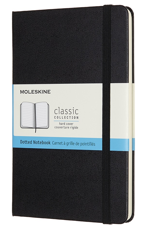 LIBRETA MOLESKINE 0012686 QP053 CLASICA TAPA DURA NEGRA M PUNTEADA