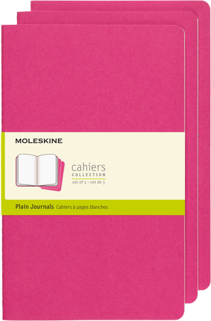 LIBRETAS MOLESKINE 0012729 CH018D17 CAHIER ROSA CINETICO L LISA (SET DE 3)