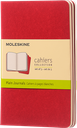 LIBRETAS MOLESKINE 0014009 CH113 CAHIER ROJO ARANDANO P LISAS (SET DE 3)
