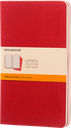 LIBRETAS MOLESKINE 0014107 CH116 CAHIER ROJO ARANDANO L RAYAS (SET DE 3)