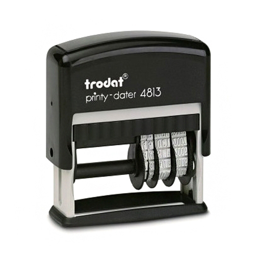 FECHADOR 124813 TRODAT PRINTY 26X9MM + TEXTO