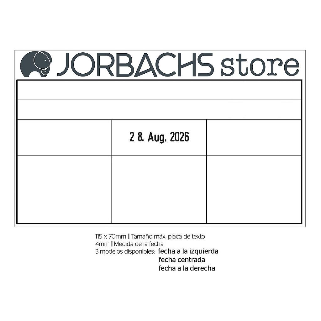 GOMA GO54120 TRODAT PRINTY (SOLO GOMA)