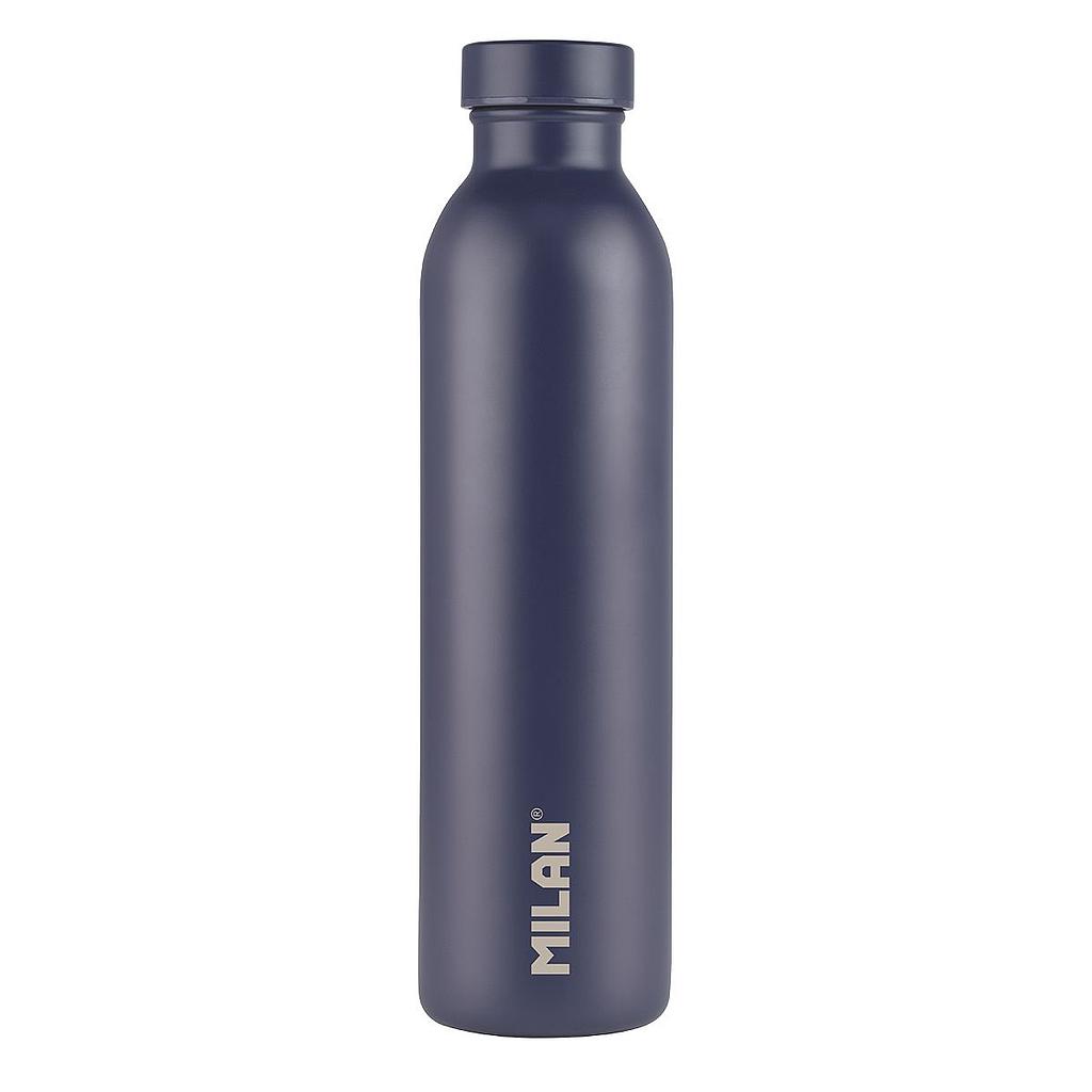 BOTELLA MILAN 643020B ISOTERM. ACERO INOX 591 ml. AZUL