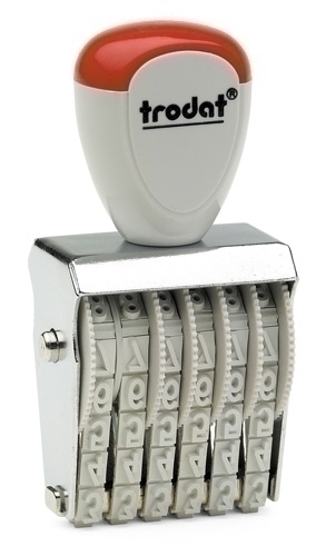 NUMERADOR TRODAT 1546 MANUAL 4 mm. 6 bandas