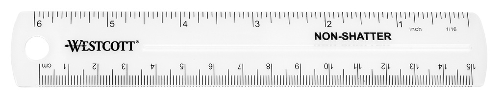REGLA WESTCOTT 74311300 PARA ZURDOS 15CM 