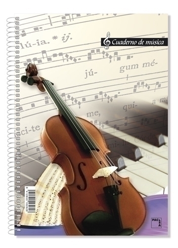 BLOCK DE MUSICA PACSA 18805 Fº 20h 16 PENTAG. ESTR. APDO.