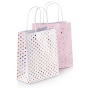 BOLSAS REGALO MR17273 ROSE GREY PACK 2 UNID.