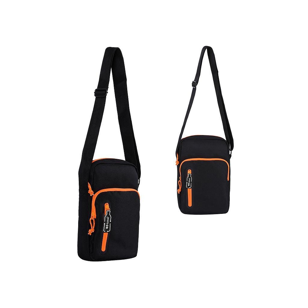 BOLSO BANDOLERA XL2117 CON DETALLES NARANJA