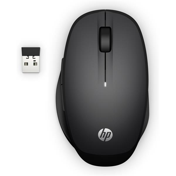 MOUSE HP 6CR71AA INALAMBRICO DUAL COLOR NEGRO