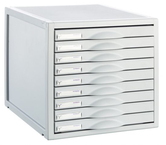 MODULO ARCHISYSTEM 8409C GS DE 9 CAJONES DE 22 MM. GRIS