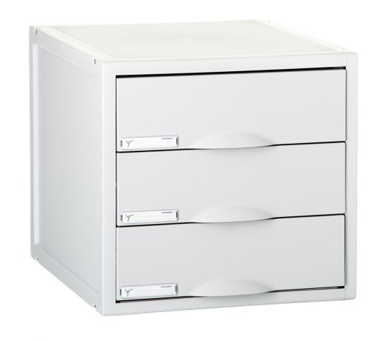 MODULO ARCHISYSTEM 8403CGS 3 CAJONES 82 MM. COLOR GRIS