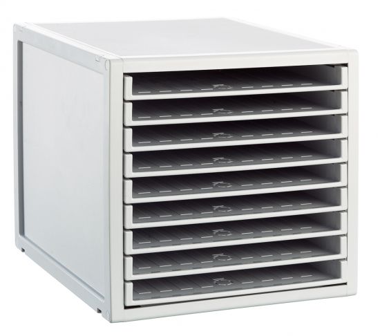 MODULO ARCHISYSTEM 8409BGS 9 BANDEJAS DE 22 MM. GRIS